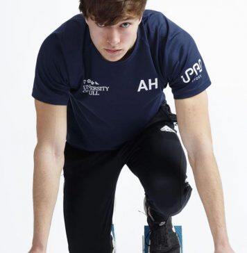 英国赫尔大学毕业生备战东京奥运会200米短跑