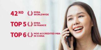 上海交通大学-法国凯致商学院Global MBA项目荣登2022《金融时报》EMBA全球42强