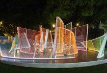 在喧嚣中找寻宁静 西浦艺术装置“城市花火”绽放上海街头