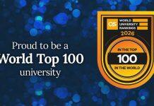 诺丁汉大学在2026QS世界大学排名中位列第97位